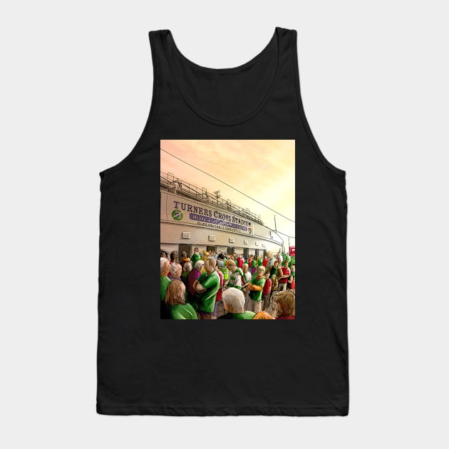 Turners Cross Match Day  Cork City FC League of Ireland Football Print Tank Top by barrymasterson